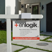 Load image into Gallery viewer, Real Estate Sign Light in white
